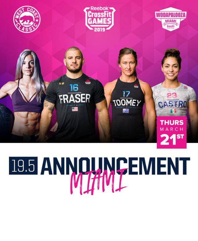 Where to Watch: 19.5 Open Announcement